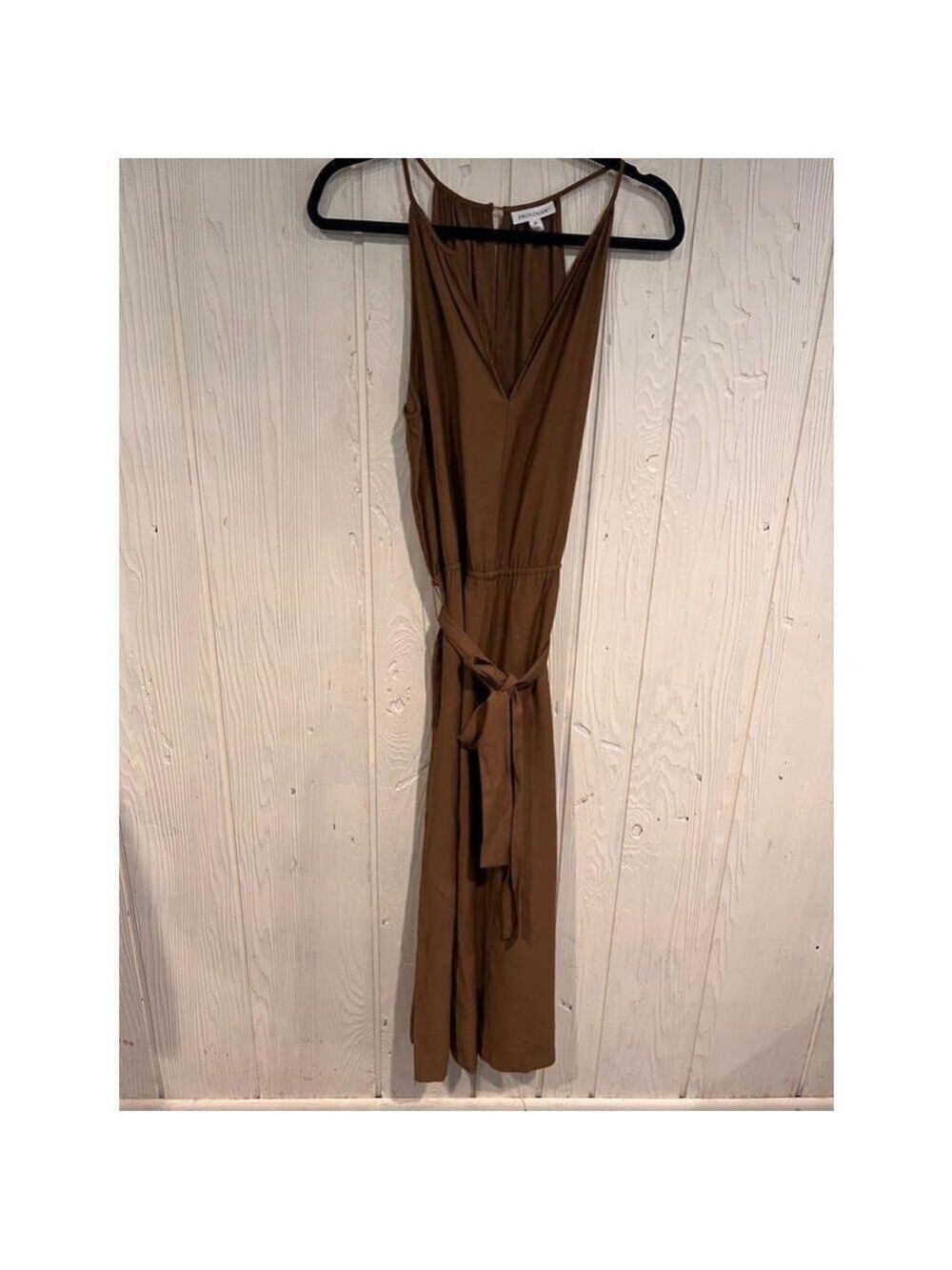 Prologue Brown Wide Leg Jumpsuit Women's Size Medium
